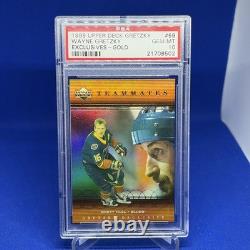 1999 Upper Deck Wayne Gretzky Exclusives Gold #59 Brett Hull /99 PSA 10 Gem Mint