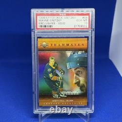 1999 Upper Deck Wayne Gretzky Exclusives Gold #59 Brett Hull /99 PSA 10 Gem Mint