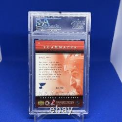 1999 Upper Deck Wayne Gretzky Exclusives Gold #59 Brett Hull /99 PSA 10 Gem Mint