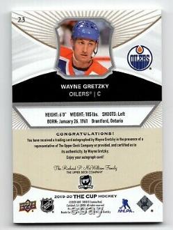 19-20 Upper Deck The Cup Gold Spectrum Foil Autograph Wayne Gretzky 7/12