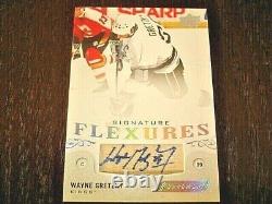19 Engrained Wayne Gretzky Flexures Stick Patch Auto Signature SP RARE