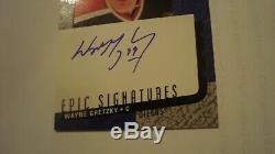 2000/01 Upper Deck Epic Signatures Wayne Gretzky Autograph Edmonton Oilers
