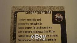 2000/01 Upper Deck Epic Signatures Wayne Gretzky Autograph Edmonton Oilers