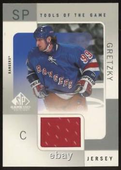 2000-01 Upper Deck SP Game Used Tools of the Game Wayne Gretzky #WG Patch Relic