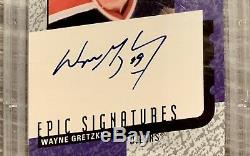 2000 Gretzky Auto PSA Gem Mint 10 Upper Deck Epic Signatures Population 1 of 1