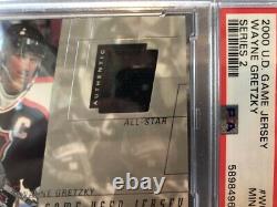 2000 UPPER DECK WAYNE GRETZKY ALL STAR GAME WORN JERSEY PSA 9 Pop 1 MINT