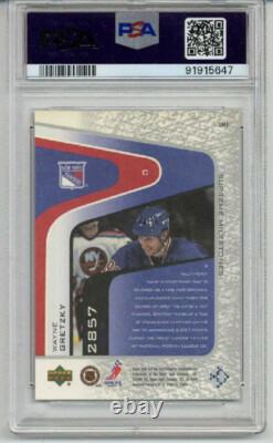 2000 Upper Deck Legends Supreme Milestones Wayne Gretzky Rangers Psa 10 Pop 4