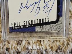 2000 Upper Deck Legends Wayne Gretzky Epic Signatures PSA 8