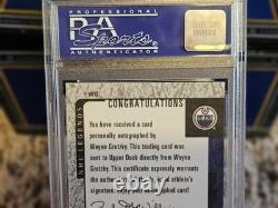 2000 Upper Deck Legends Wayne Gretzky Epic Signatures PSA 8