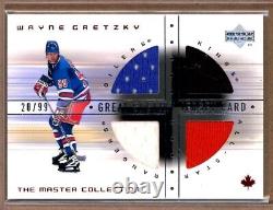 2000 Upper Deck Wayne Gretzky Master Collection #CGJ1 GRETZKY Jersey Auto 20/99