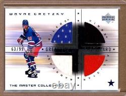 2000 Upper Deck Wayne Gretzky Master Collection #UGJ1 GRETZKY Jersey Auto 63/99