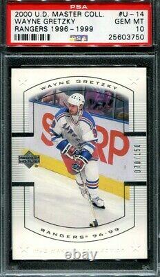 2000 Upper Deck Wayne Gretzky PSA 10 Master Collection #U-14