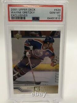 2001-02 UD Upper Deck Gretzky Retro Young Guns Exclusives / 50 PSA 10! Pop 2