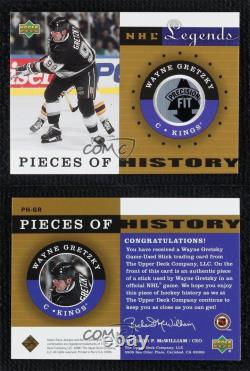 2001-02 Upper Deck Legends Pieces of History Sticks Wayne Gretzky #PH-GR HOF