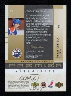 2001-02 Upper Deck Premier Collection Signatures Wayne Gretzky #WG Auto HOF