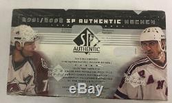2001-02 Upper Deck SP Authentic Factory Sealed Hockey Hobby Box