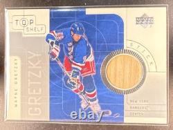 2001-02 Upper Deck Top Shelf Wayne Gretzky #s-wg Sticks Rangers