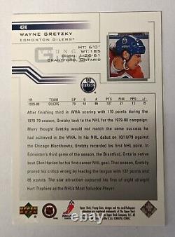 2001-02 Upper Deck Young Guns Flashback Wayne Gretzky #424