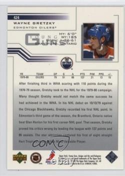 2001-02 Upper Deck Young Guns Retail Young Guns Wayne Gretzky #424 HOF 5xh
