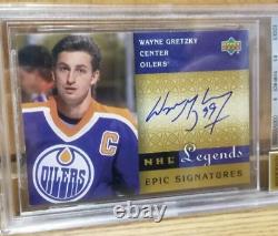 2001 Upper Deck NHL Legends Wayne Gretzky Epic Signatures Autograph Rare Beauty