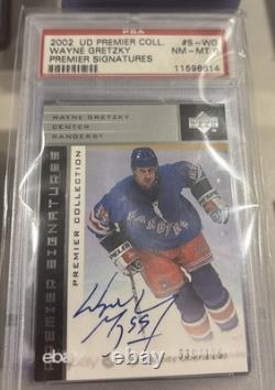 2002/03 PREMIER SIGNATURES S-WG WAYNE GRETZKY AUTOGRAPH 39/125 Psa 8 Low Pop
