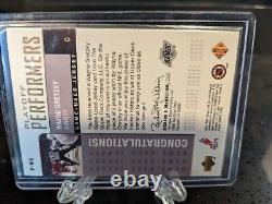 2002 03 Upper Deck Foundations Wayne Gretzky Game Used Jersey Patch 49 /50