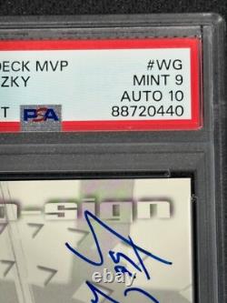 2002-03 Upper Deck Mvp Wayne Gretzky Prosign Card #wg Psa 9 Card Psa 10 Auto