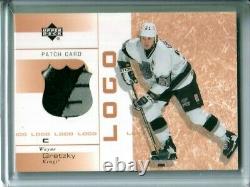 2002-03 Upper Deck Patch Card Logo #WG Wayne Gretzky Los Angeles Kings SSP