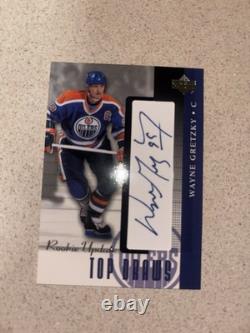 2002-03 Upper Deck Rookie Update Top Draws #WG Wayne Gretzky Auto