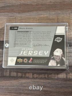 2002-03 Upper Deck Ud Game Jerseys Wayne Gretzky #GJ-WG (MEM)