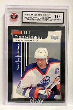 2002-03 Upper Deck Wayne Gretzky Piece Of History