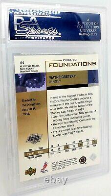 2002 Upper Deck Fountains Wayne Gretzky #44 PSA 10 Gem Mint