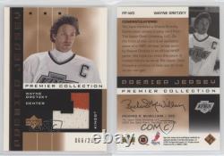 2002 Upper Deck Premier Collection Jerseys Bronze /299 Wayne Gretzky #PP-WG HOF