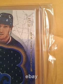 2003-04 UD BIG Playmakers Wayne Gretzky GU Game Used Jersey #41/50 Rangers RARE