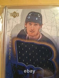 2003-04 UD BIG Playmakers Wayne Gretzky GU Game Used Jersey #41/50 Rangers RARE