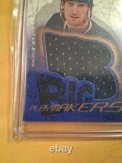 2003-04 UD BIG Playmakers Wayne Gretzky GU Game Used Jersey #41/50 Rangers RARE