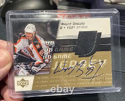 2003-04 UPPER DECK WAYNE GRETZKY UD GAME JERSEY AUTO 1991 USED ALL-STAR #ed/50