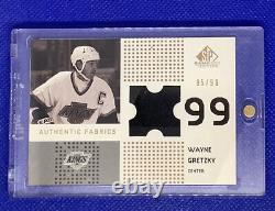 2003-04 Upper Deck SP Game Used Wayne Gretzky AUTHENTIC FABRICS /99