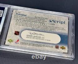 2003-04 Upper Deck Trilogy Script #S3-GR Wayne Gretzky (AU) PSA 10