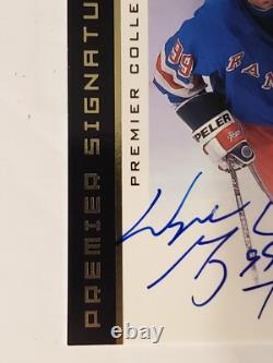 2003 Upper Deck Premiere Collection Autograph #S-WG Wayne Gretzky #7/50