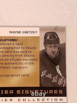 2003 Upper Deck Premiere Collection Autograph #S-WG Wayne Gretzky #7/50