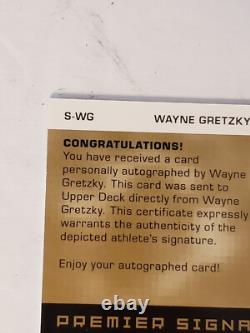 2003 Upper Deck Premiere Collection Autograph #S-WG Wayne Gretzky #7/50