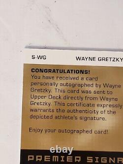 2003 Upper Deck Premiere Collection Autograph #S-WG Wayne Gretzky #7/50