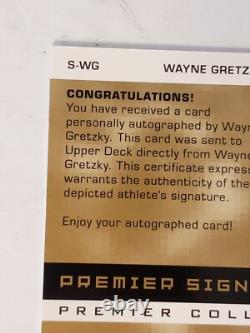 2003 Upper Deck Premiere Collection Autograph #S-WG Wayne Gretzky #7/50