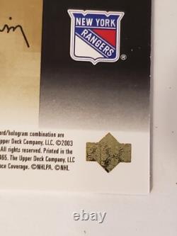 2003 Upper Deck Premiere Collection Autograph #S-WG Wayne Gretzky #7/50