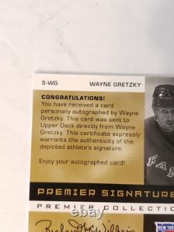 2003 Upper Deck Premiere Collection Autograph #S-WG Wayne Gretzky #7/50