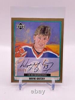 2003 Wayne Gretzky Upper Deck Retrospectives On Card Autograph #'d /25 Ssp R39