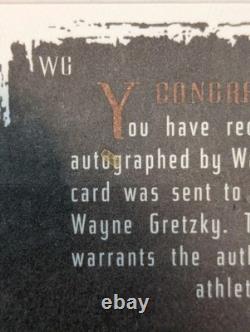 2004-05 Upper Deck Legendary Signatures Wayne Gretzky AUTO #WG