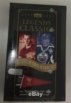 2004-05 Upper Deck Legends Classics Factory Sealed Hobby Hockey Box