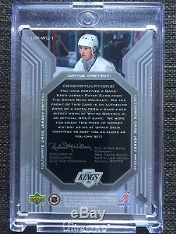 2004-05 Wayne Gretzky Ultimate Collection Upper Deck Game Worn Used Jersey Card